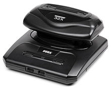 image of Mega Drive 2 with a 32x Add-on