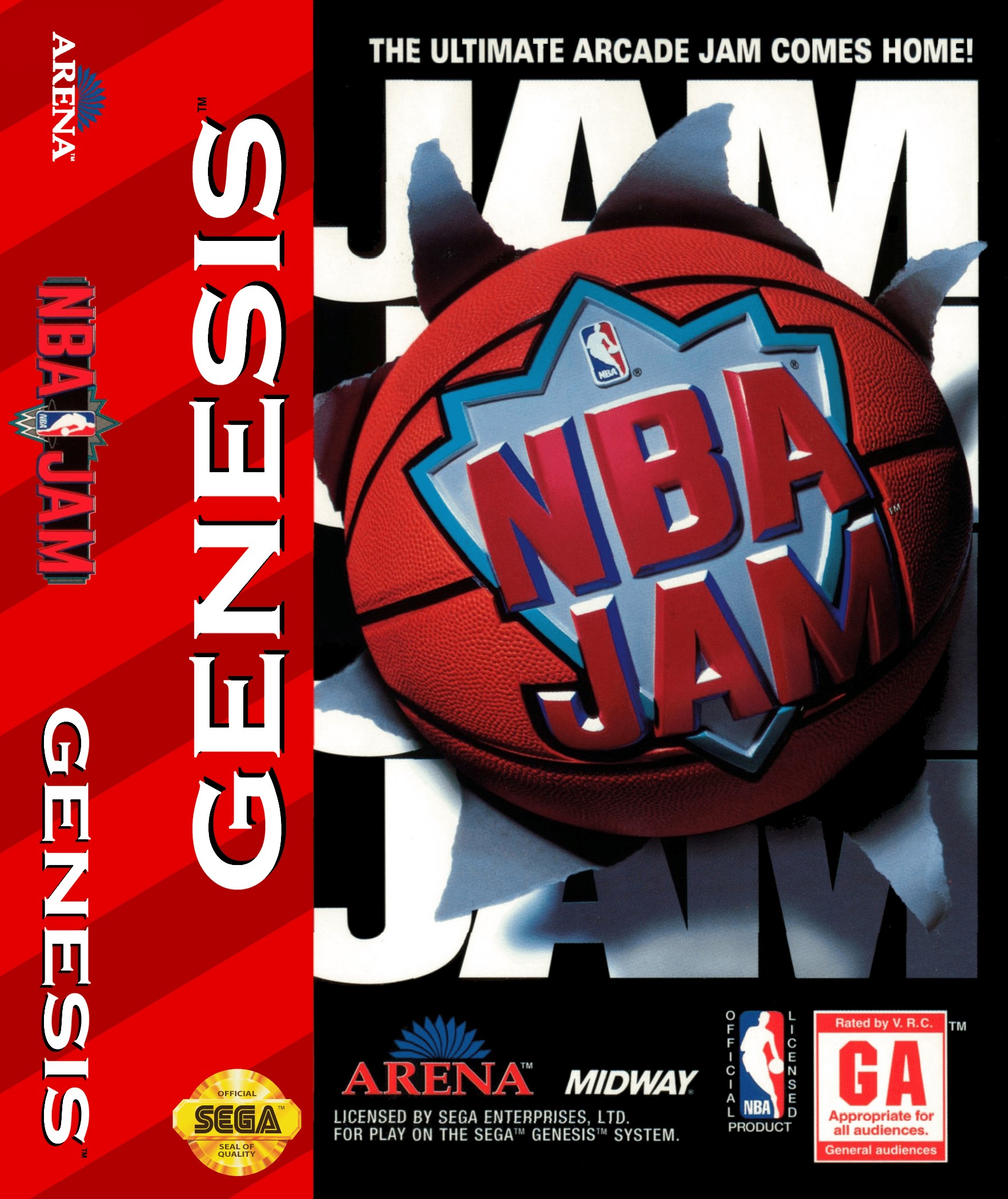 image of game casing for NBA Jam
