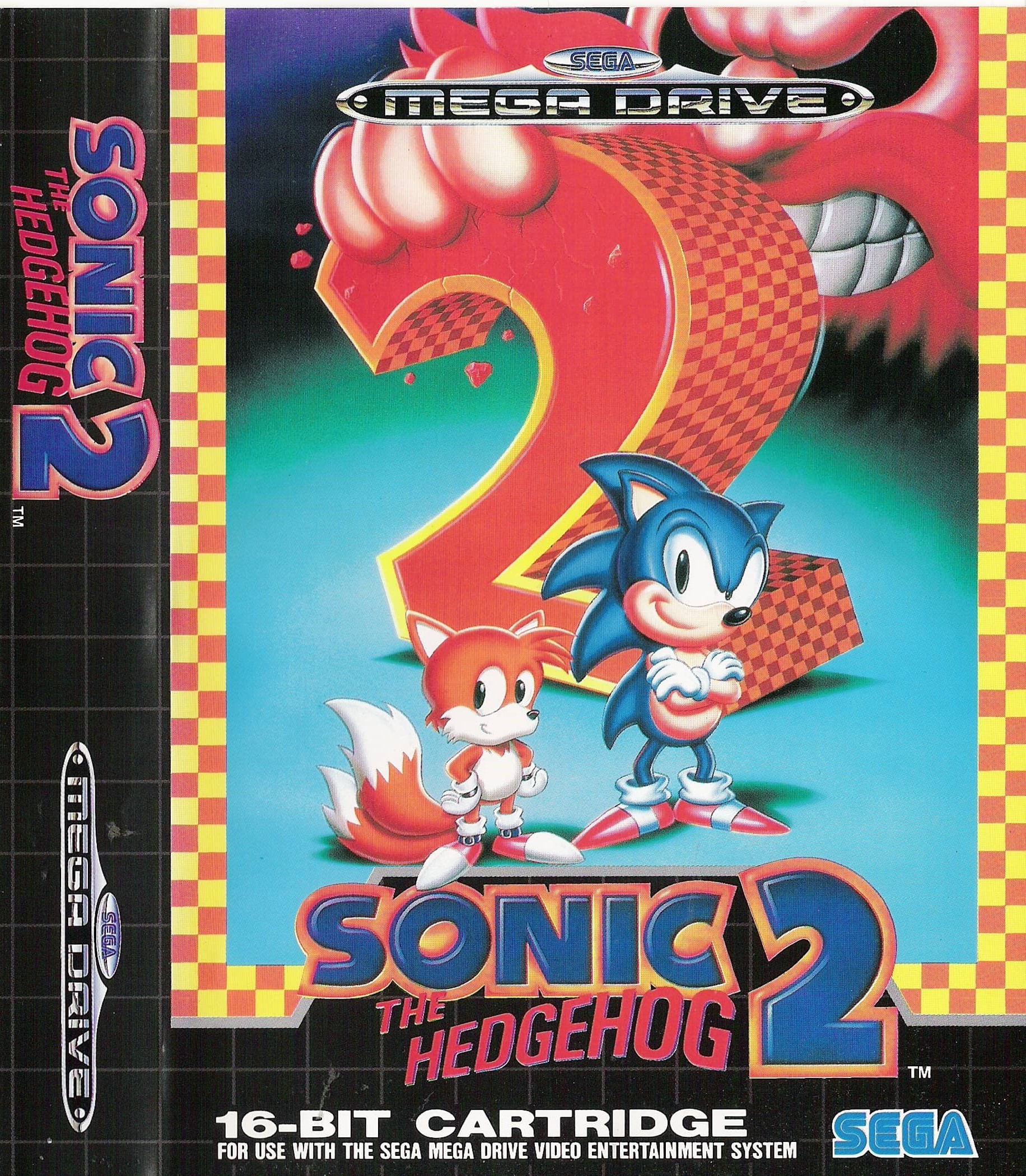 image of game casing for Sonic 2