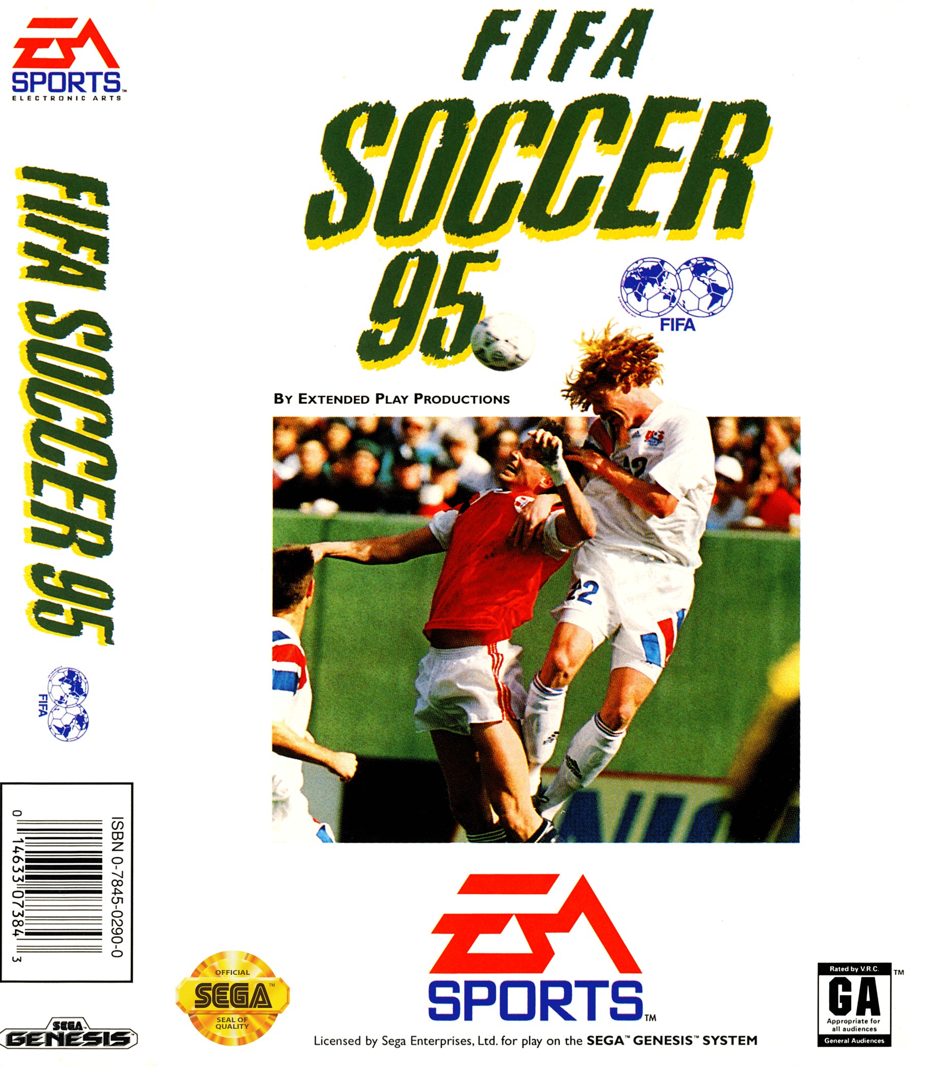 image of game casing for FIFA95 Soccer