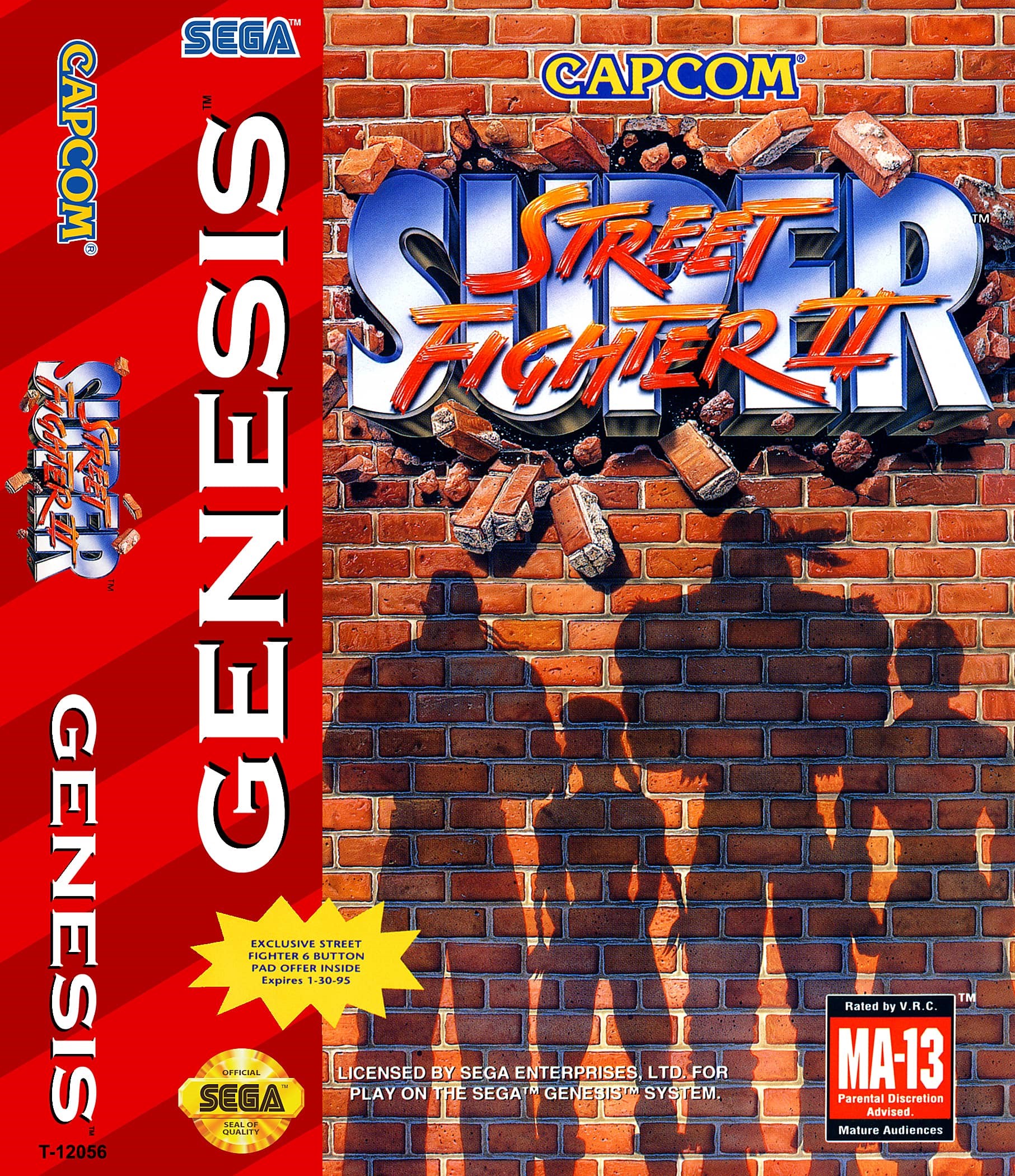 image of game casing for Street Fighter 2 Super
