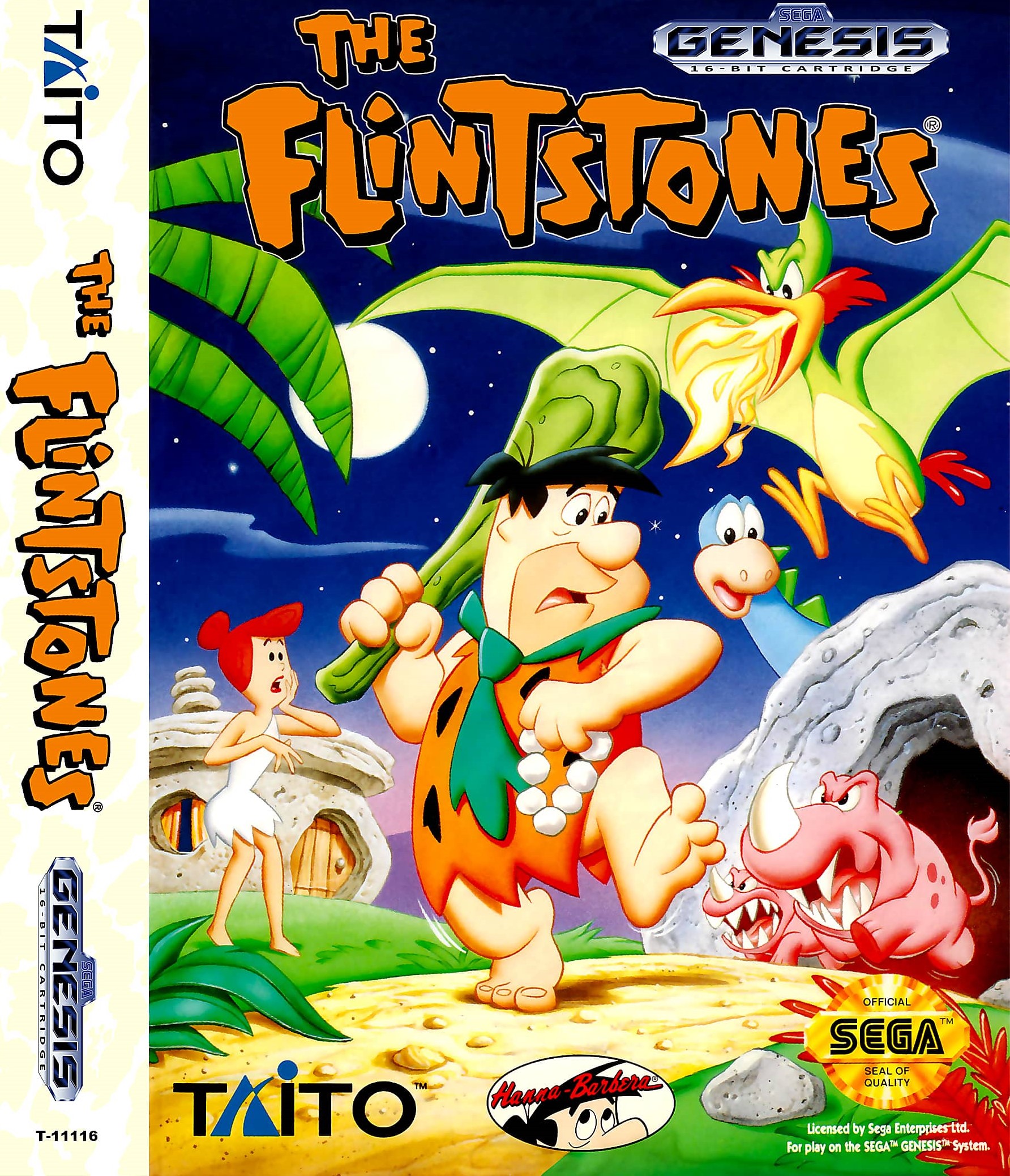 image of game casing for The Flintstones
