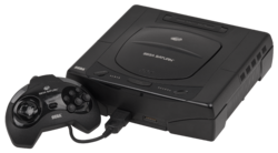 image of Sega Saturn console CD